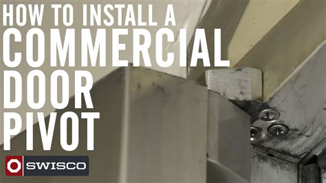 How To Install A Commercial Door Pivot 1080p Youtube