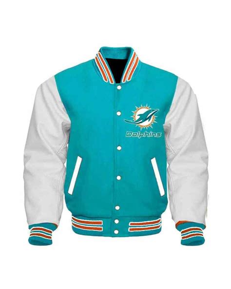 Vintage Nfl Miami Dolphins Varsity Jacket La Jacket