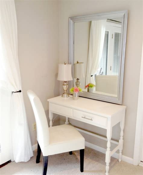 We offer a large selection of round, square, rectangle, octagon and custom shaped mirrors. Makeup Vanity Dressing Table Set White Minimalist with ...