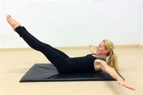Pilates Exercise Of The Month Double Leg Stretch