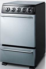 Pictures of Summit 20 Electric Range Stainless Steel