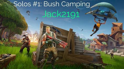 She handles threats with angled shots, and her super allows nani to commandeer her pal peep, who goes out with a bang!. Fortnite Solos #1: Bush Camping - YouTube