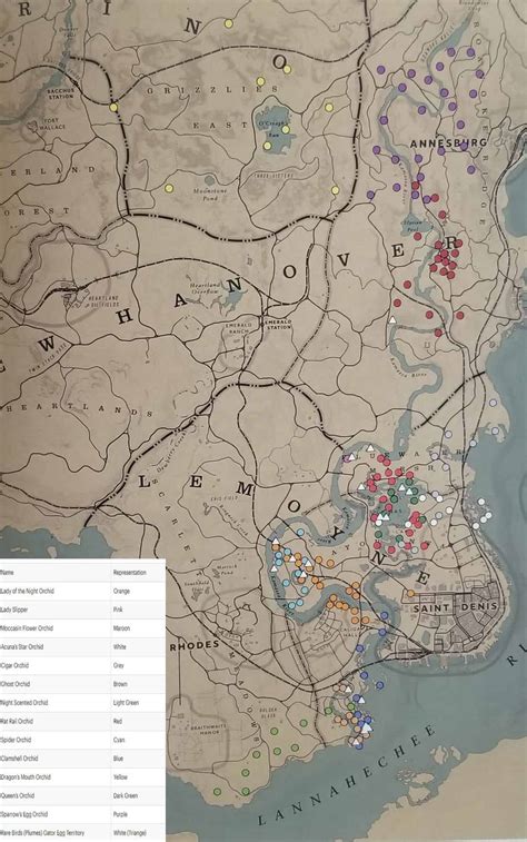Red Dead Redemption 2 Exotics Locations Guide