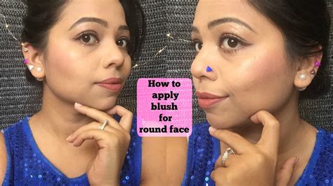 If the thought of applying blusher seems scary and daunting please don't worry! How to Apply Blush for Round face - YouTube