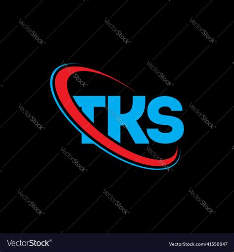 Tks Logo Letter Letter Logo Design Royalty Free Vector Image
