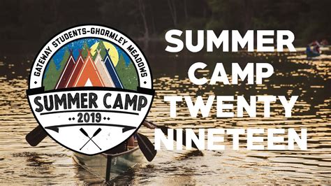 2019 Summer Camp Youtube