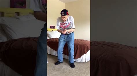 90 year old grandpa busts a move viralhog youtube