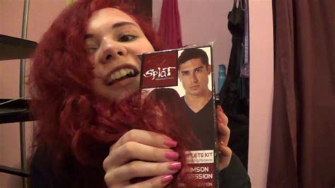 Splat Complete Kit Crimson Obsession Semi Permanent Red Hair Dye With
