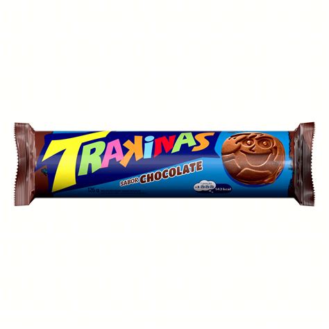 Biscoito Trakinas Chocolate 126g