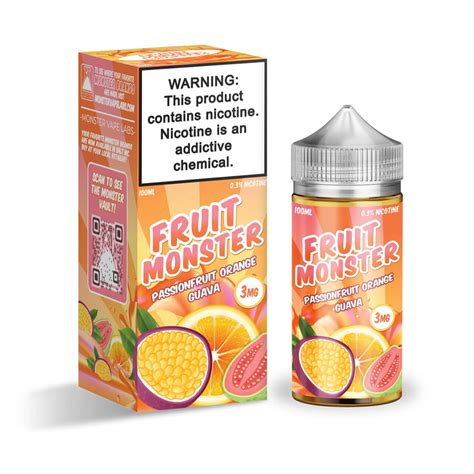 Fruit Monster Passionfruit Orange Guava 100ml E Juice Ecigmafia