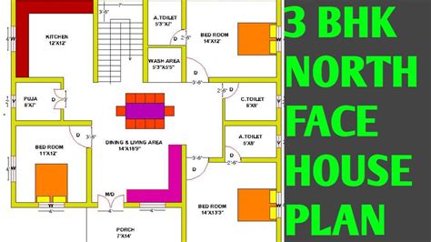 3 Bedroom House Plans Indian Style North Facing Resnooze Com