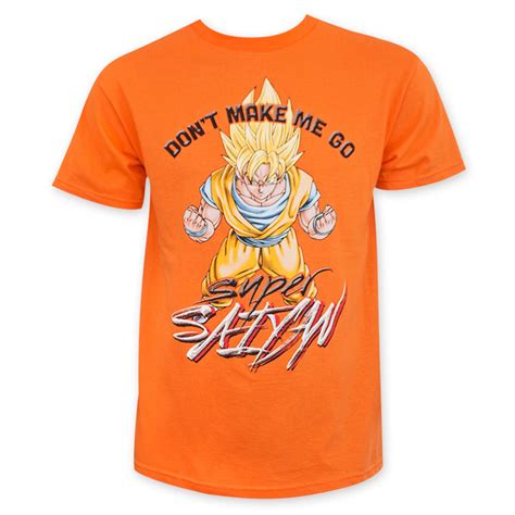 All orders are custom made and most ship worldwide within 24 hours. Dragonball Z Men's Orange Super Saiyan Tee Shirt