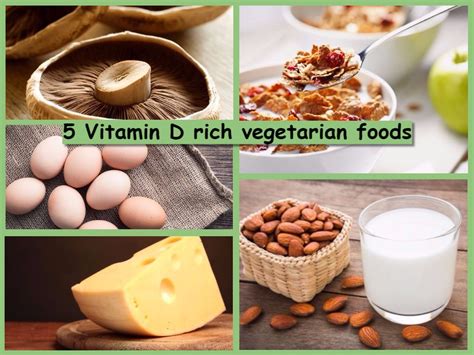 5 Vitamin D Rich Vegetarian Foods Home Remedies Blog