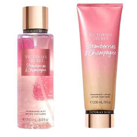 Kit Victorias Secret Strawberries And Champagne Cm Outlet Perfumes