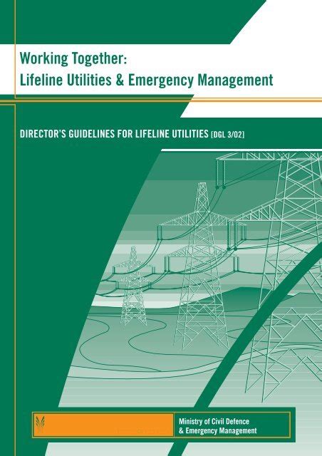 Lifeline Utilities And Emergency Management Ministry Of Civil