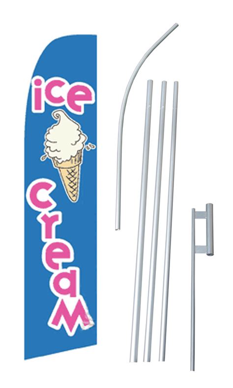 Ice Cream Swooper Flag Kit
