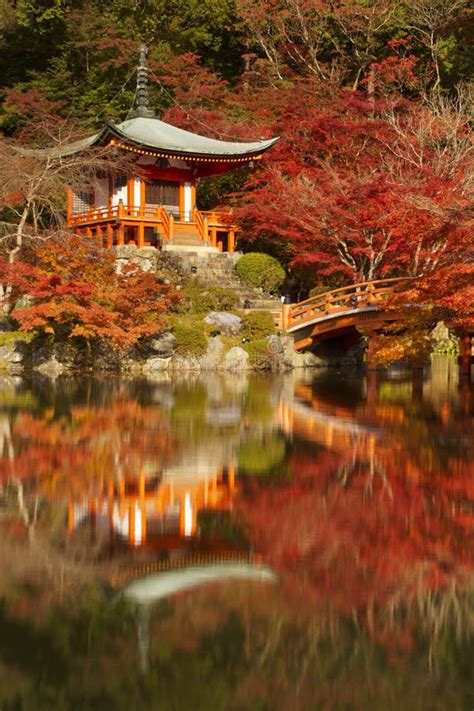 Autumn Colours Daigo Ji Temple Kyoto Japan Stock Photos Free