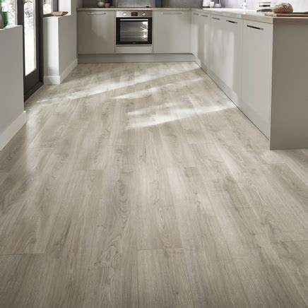 Pale grey kitchen with wood worktops maintenance definition. Professional V Groove White Washed Oak Laminate Flooring ...