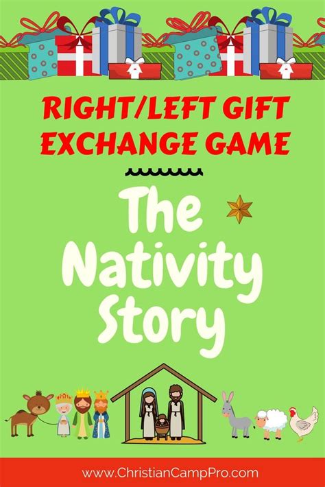 Rightleft T Exchange Game The Nativity Story Christian Camp Pro
