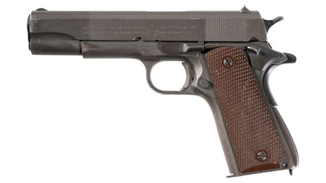 World War Ii British Proofed Us Colt Model 1911a1 Pistol Rock