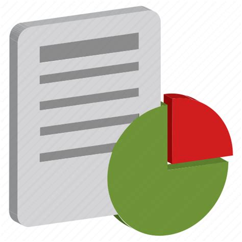 Business report, financial report, graph report, pie graph, report icon