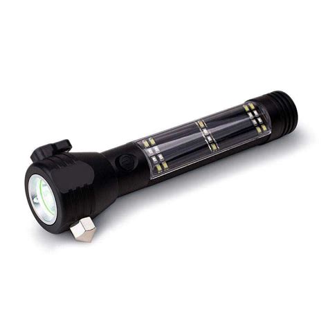 9 In 1 Multi Function Led Solar Rechargeable Flashlight My Patriot Supply