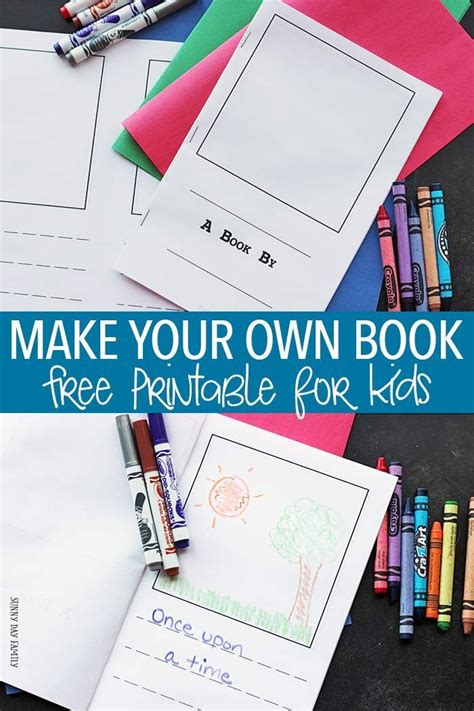 Make Your Own Book For Kids Free Printable Kids Book Club Book