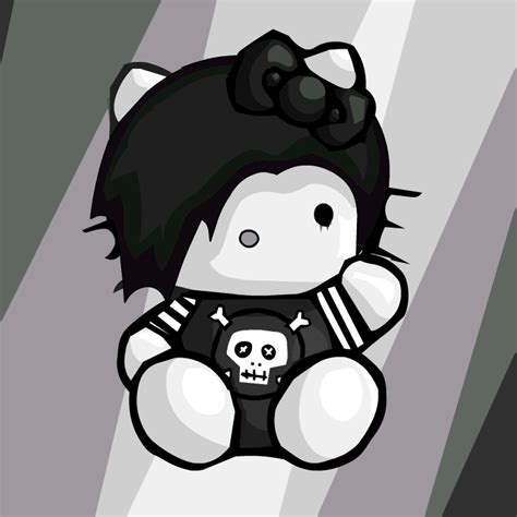 Hello Kitty Emo Graphic Animated  Graphics Hello