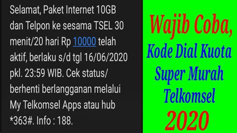 Smartfren merupakan salah satu provider telepon seluler terbesar di indonesia. Kode Dial Telkomsel Murah 2020 - YouTube