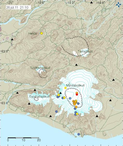 Earthquake Swarm And Minor Harmonic Tremor In Katla Volcano Iceland
