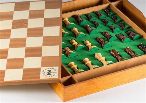 The Grandmaster Chess Set And Storage Board Combination Chess House