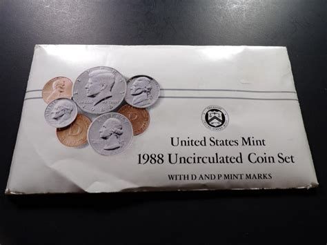 Bid Now 1988 Us Mint Uncirculated Coin Set April 5 0122 700 Pm Edt