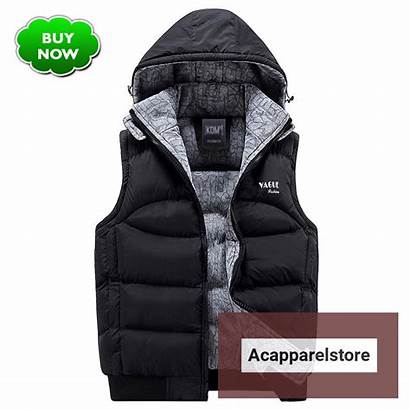 Casual Jackets Padded Vest Waistcoat Hooded Cotton