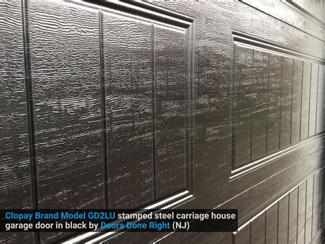 Black Clopay Gallery Collection Gd Lu Garage Door Installed In Kendall