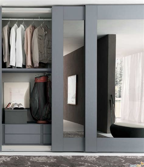 At the same time this big mirror becomes a functional. Sliding Mirror Closet Doors With Gray Hair | Mirrored ...