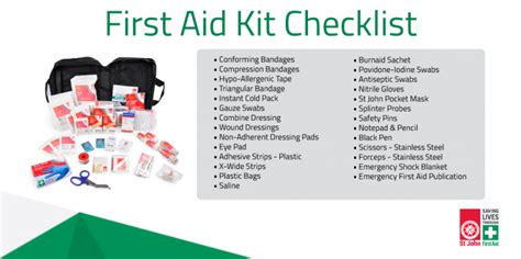 St John Victoria Blog Your First Aid Checklist For Back To Work St