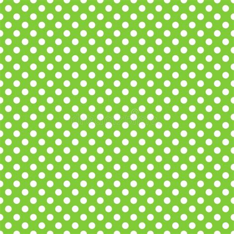 Green Polka Dots Stock Vector Illustration Of Tile 158429505
