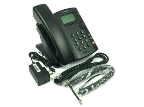 Polycom 2200 40250 025 Vvx 101 Business Media Corded Voip Phone W Two