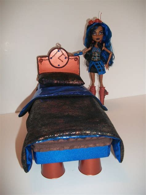 items similar to furniture for monster high dolls handmade bed for robecca steam on etsy