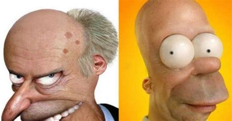 Mr Burns And Homer In Real Life Just Like Bert What Has Been Seen