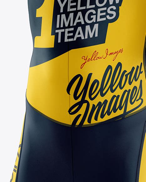 Download Men's Cycling Skinsuit mockup (Half Side View) in Apparel ...