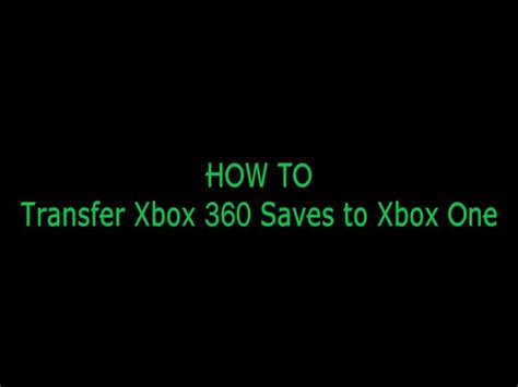 How To Transfer Xbox 360 Saves To Xbox One Xbox Xbox One Xbox 360