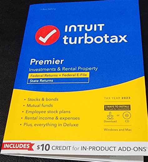 Intuit Turbotax Premier Investments Rental Property Physical