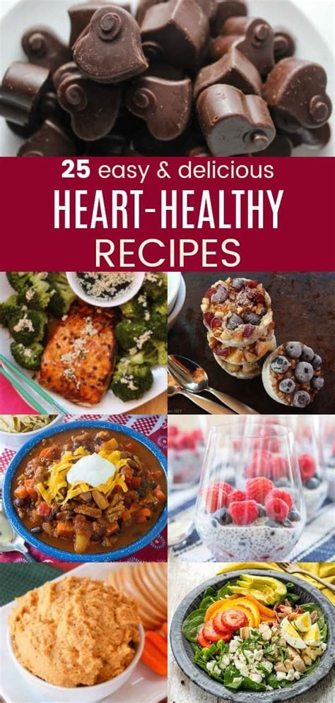 25 Heart Healthy Recipes Easy Meals For Heart Health Cupcakes And Kale Chips Heart Healthy