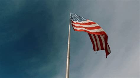 Animated American Flag Background