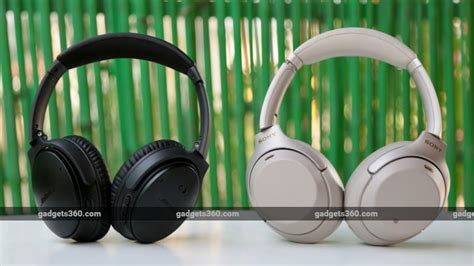 They're not only cheaper than the shure headphones, but they're also a little more. Sony WH-1000XM3 vs Bose QC35 II | NDTV Gadgets 360