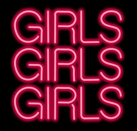 Girls Girls Girls Neon Sign By Rickybarnard Redbubble