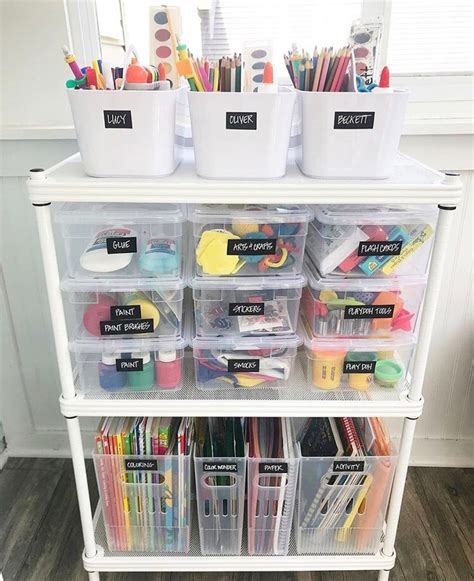 45 Kids Craft Organizer