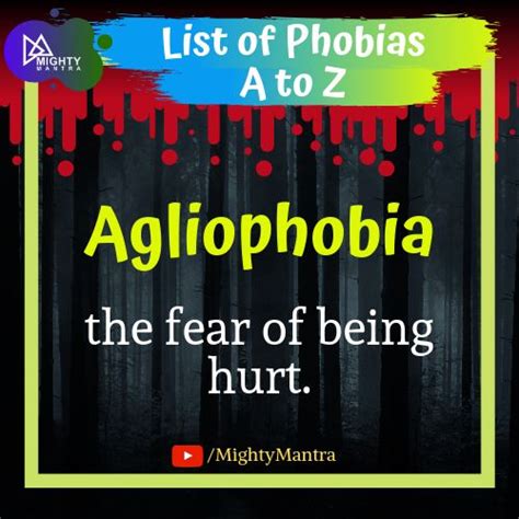 Agliophobia List Of Phobias A To Z Mightymantra English