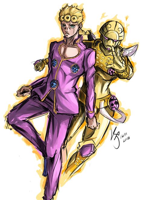 Fanart Giorno And Gold Experience R Anime